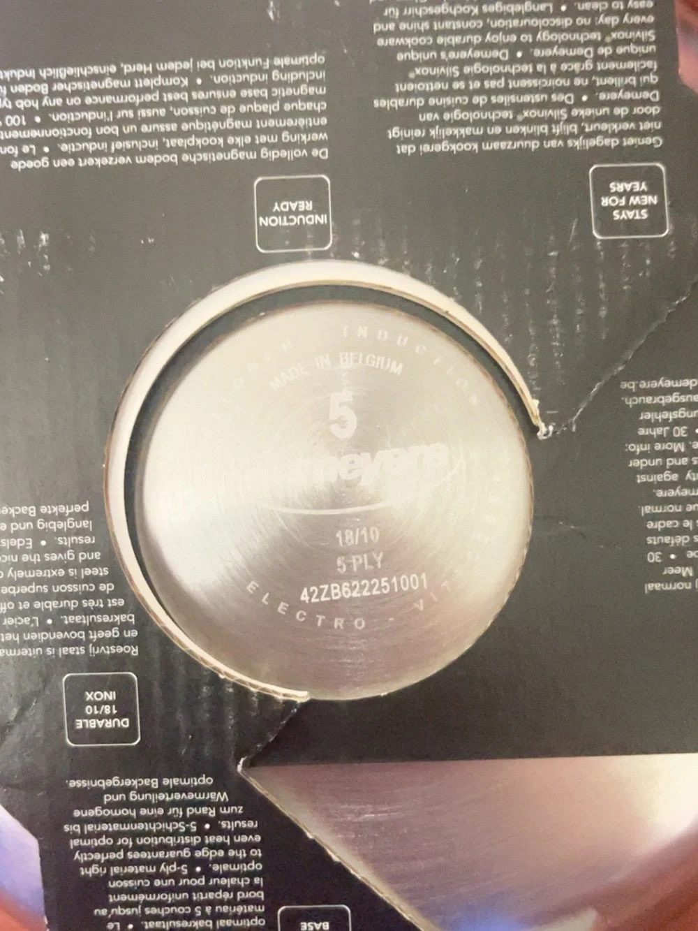 Demeyere Industry 5 Stainless Steel Frying Pan – 20cm / 7.9”